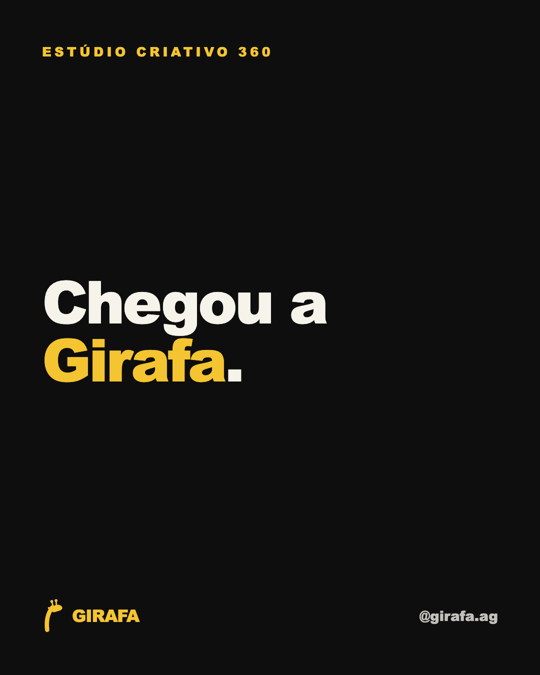 Post: Chegou a Girafa