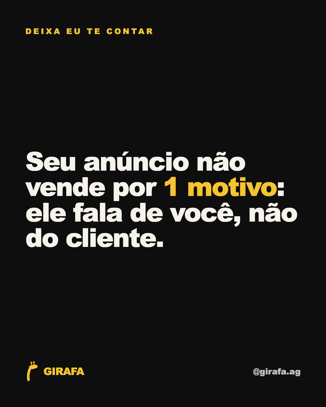 Post: Seu anúncio não vende por 1 motivo