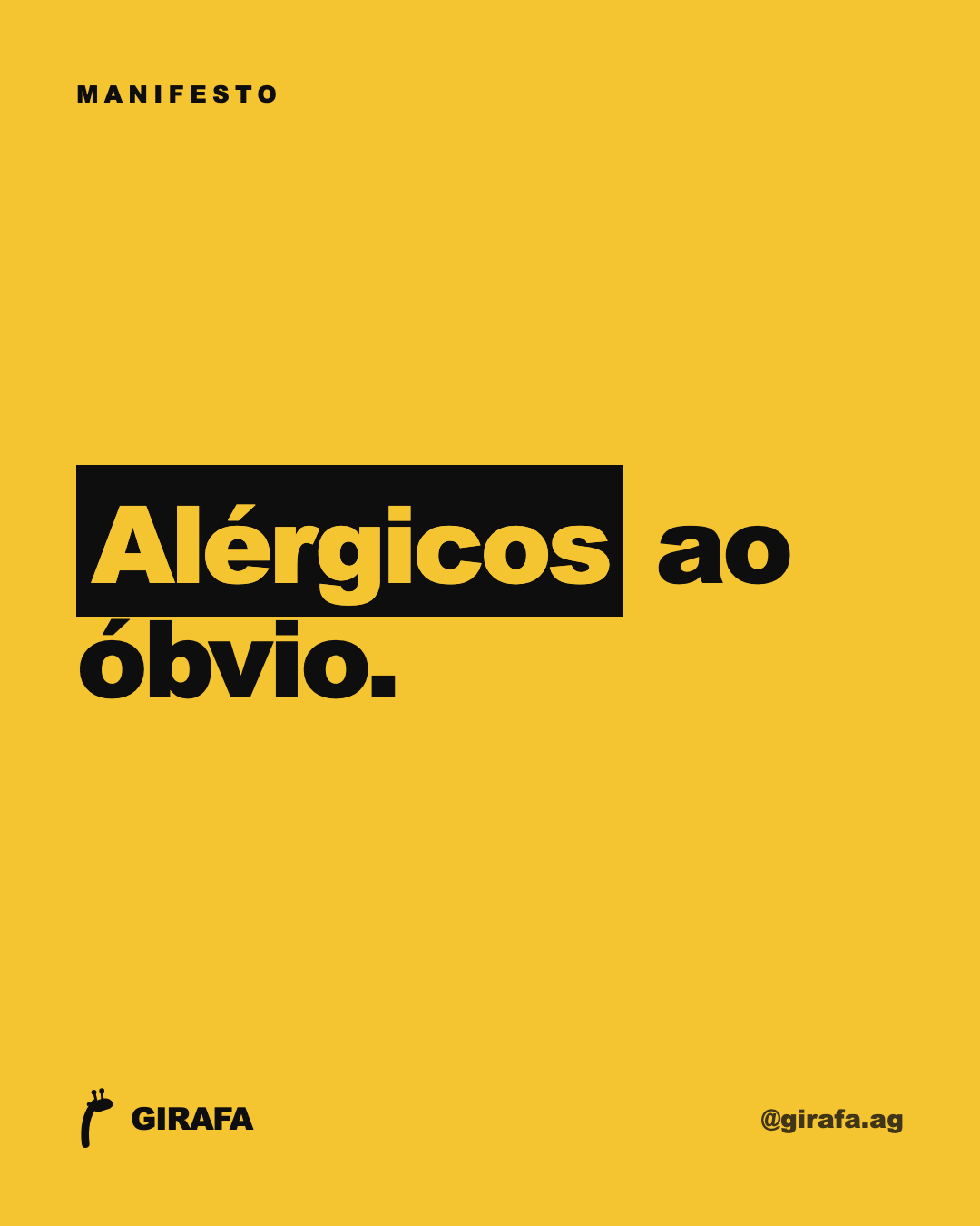 Post: Alérgicos ao óbvio